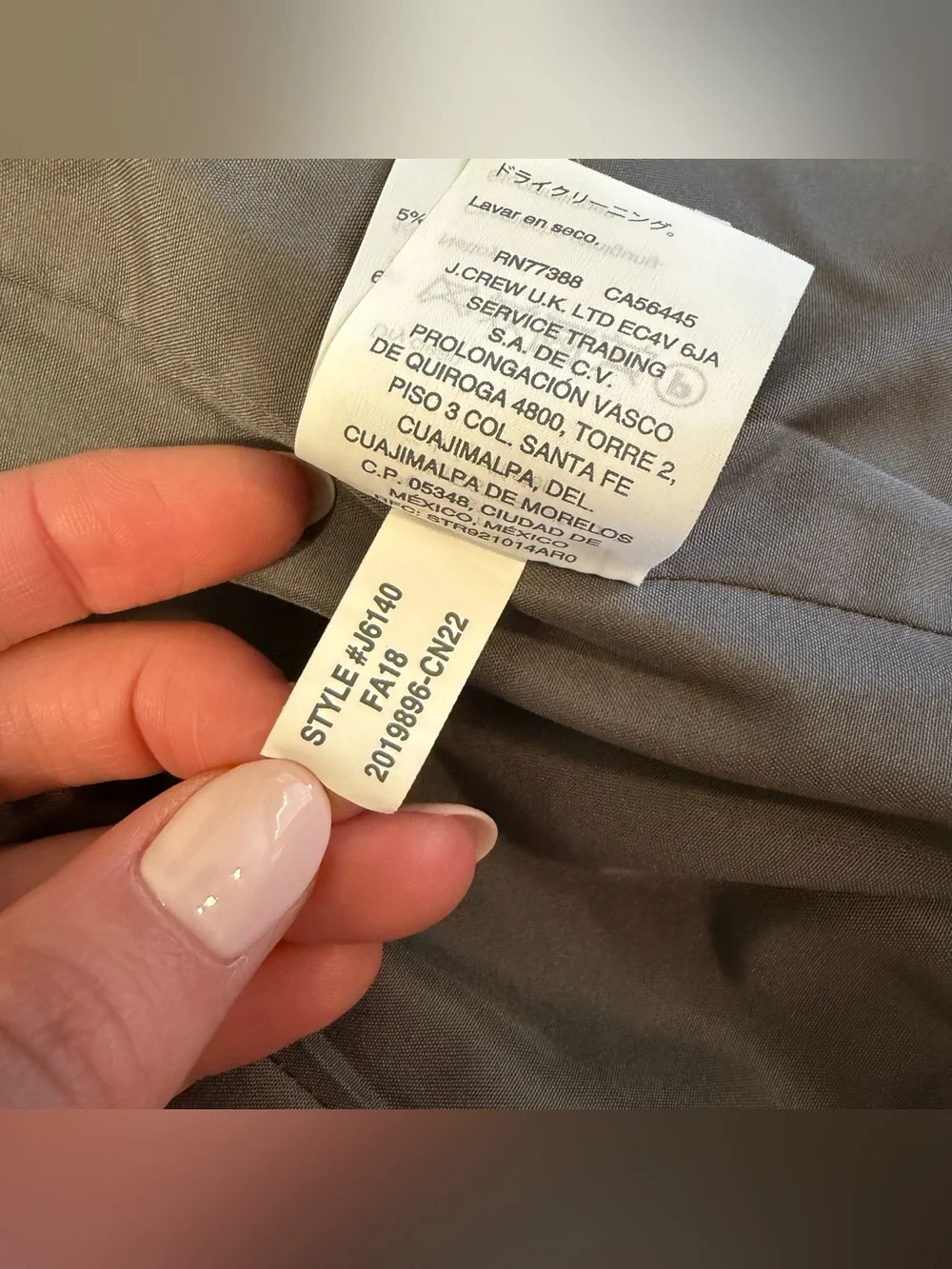 J. Crew Mercantile, Gray Wool Blend‎ Standing Collar Coat - | Women’s 00